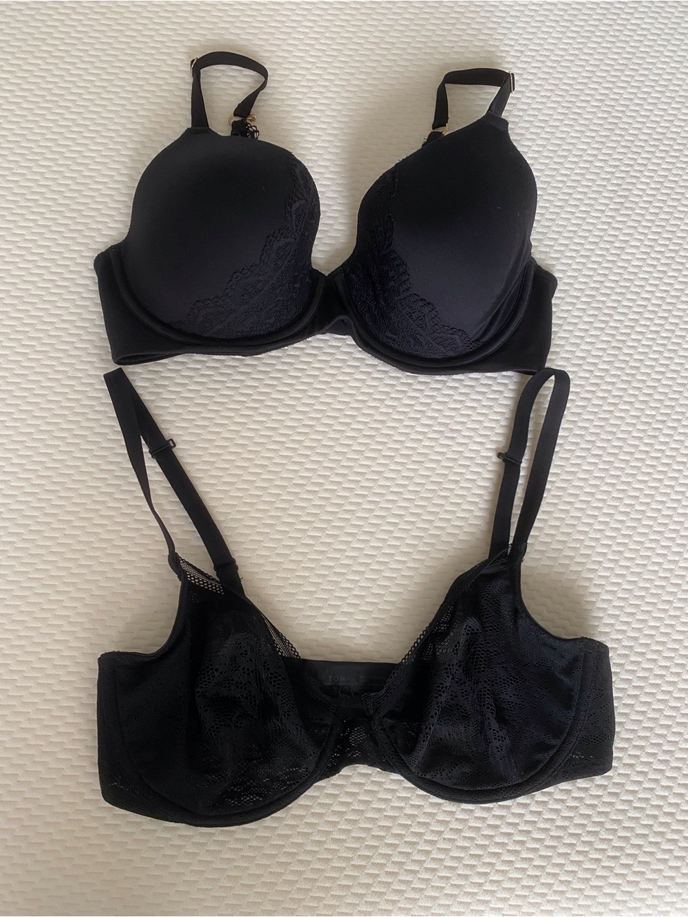 SOMA Black Lace Bra set